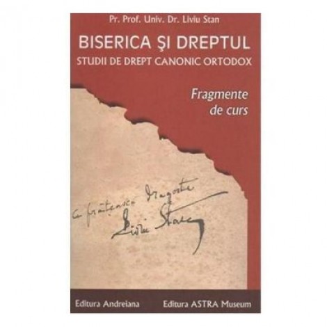 Biserica si dreptul Vol. 8: Fragmente de curs - Liviu Stan