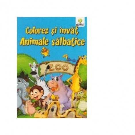 Colorez si invat - Animale salbatice