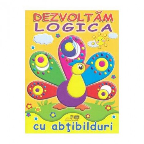 Dezvoltam logica cu abtibilduri: Paun