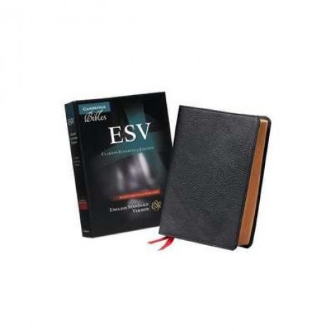 ESV Clarion Reference Bible, Black Edge-lined Goatskin Leather