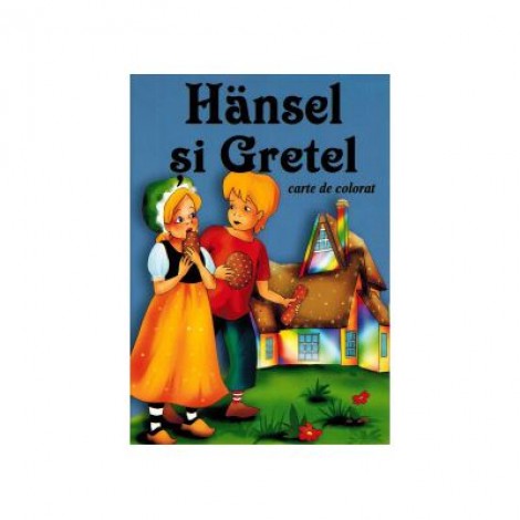 Hansel si Gretel - format A5 (carte de colorat)