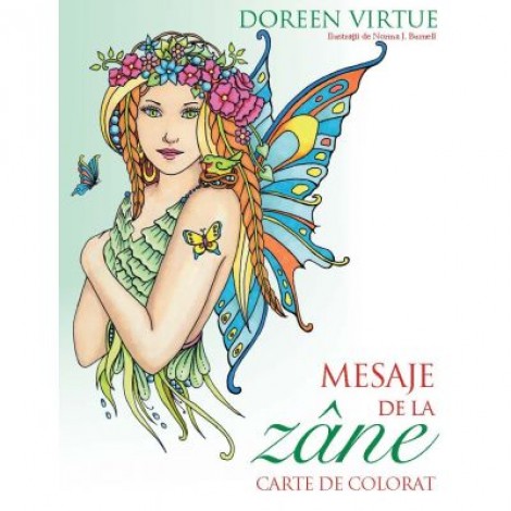 Mesaje de la zane. Carte de colorat - Doreen Virtue