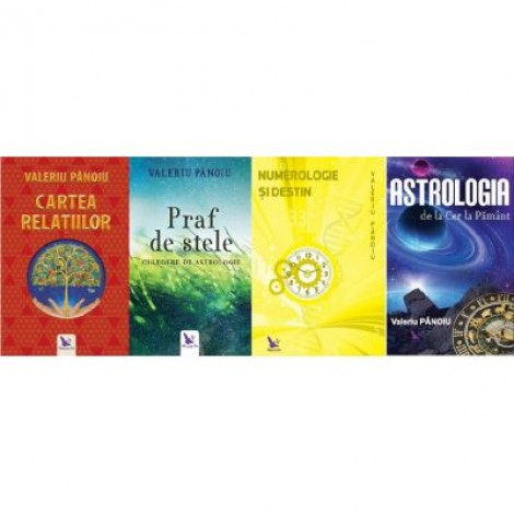 Despre Astrologie, Numerologie si Relatii - Set 4 carti, autor Valeriu Panoiu