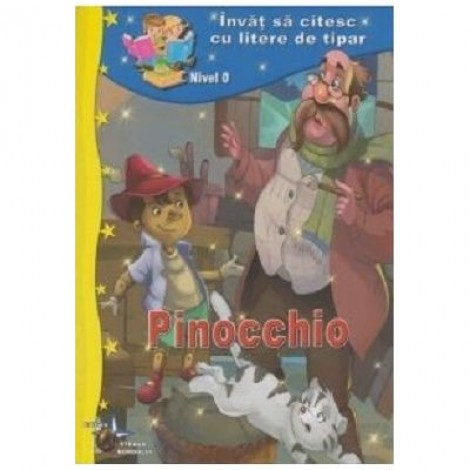 Pinocchio - Invat sa citesc cu litere de tipar