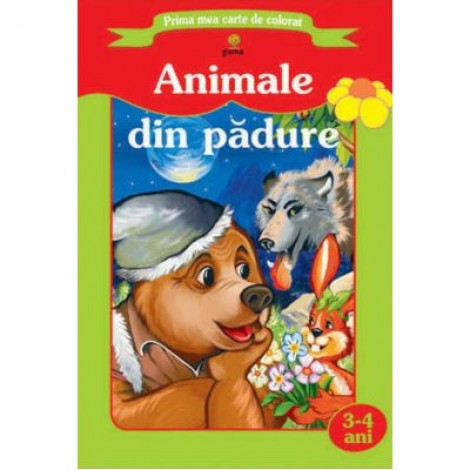 Prima mea carte de colorat - Animale din padure