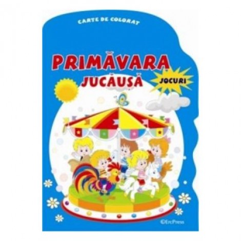 Primavara jucausa - Carte de colorat