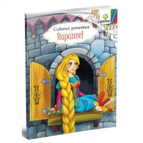 Rapunzel. Colorez povestea