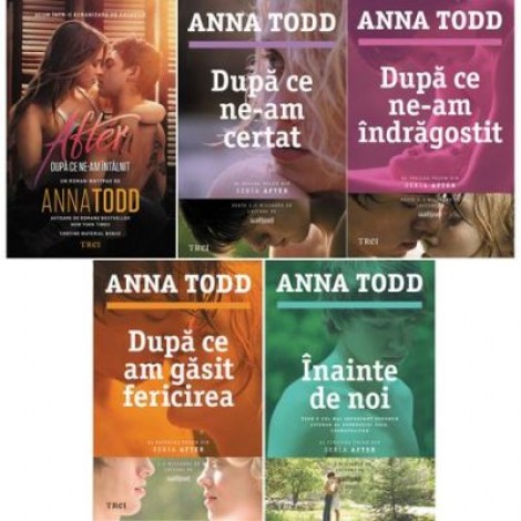 Pachet fictiune, Anna Todd, 5 carti, Ed. Trei