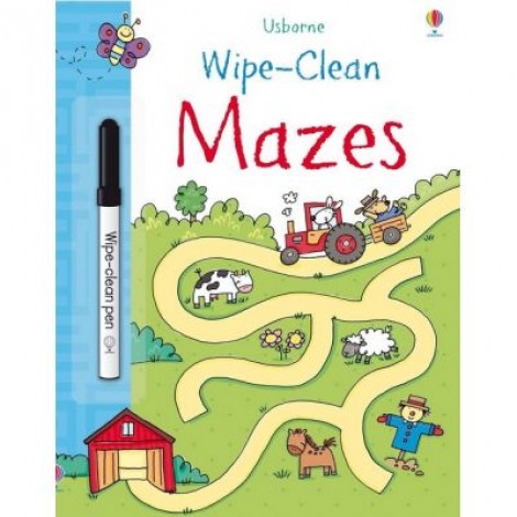 Usborne Books, Wipe-clean Mazes, Activitati extracurriculare, 3 ani + (Editie ilustrata)