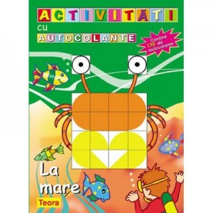 Activitati cu autocolante. La mare