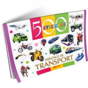 Mijloace de transport. 500 stickere