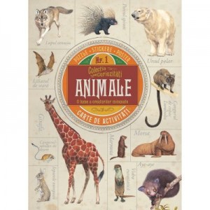 Animale - O lume a creaturilor minunate. Carte de activitati cu puzzle, stikere si poster