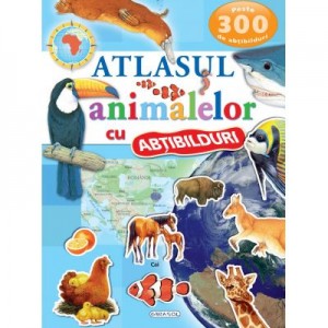 Atlasul animalelor cu abtibilduri