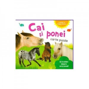 Cai si ponei. Carte puzzle