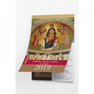 Calendar crestin ortodox cu icoane 2019