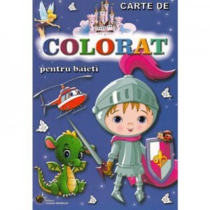 Carte de colorat pentru baieti