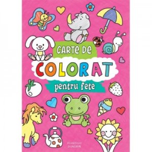 Carte de colorat pentru fete