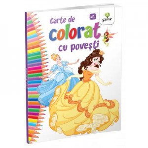 Carte de colorat cu povesti