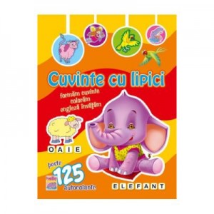 Cuvinte cu lipici Elefant