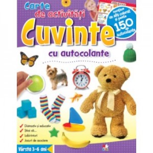 Cuvinte. Carte de activitati cu autocolante