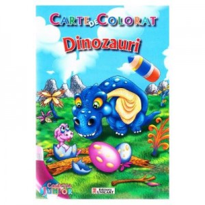 Dinozauri - Carte de colorat