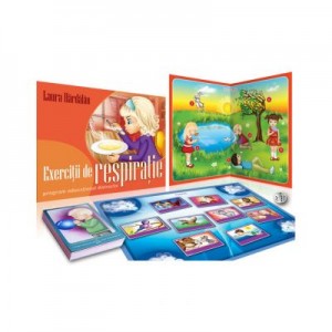 Exercitii de respiratie. Program educational distractiv, kit logopedic - Laura Hardalau