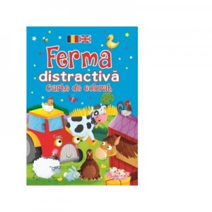 Ferma distractiva. Carte de colorat (romano-engleza) - Brown Watson