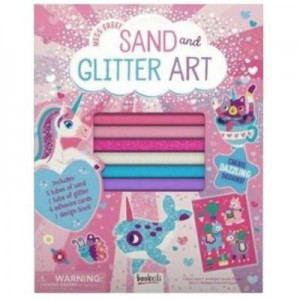 Folder of Fun. Sand and Glitter Art