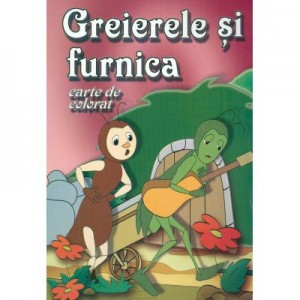 Greierele si furnica. Pachet carti de colorat set 25 (Pentru gradinite)