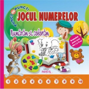 Jocul numerelor - numaram si coloram (Punct cu punct)