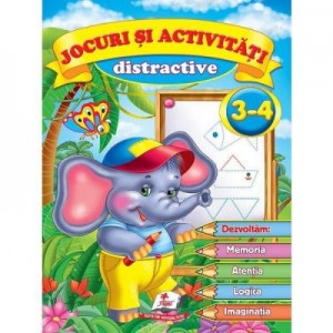 Jocuri si activitati distractive 3-4 ani