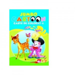 Jumbo Cartoon 4 - Carte de colorat