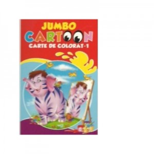 Jumbo Cartoon 1 - Carte de colorat