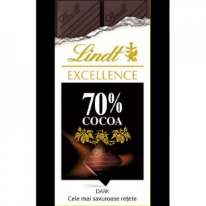 Lindt Excellence 70 % cacao dark. Cele mai savuroase retete - Larousse