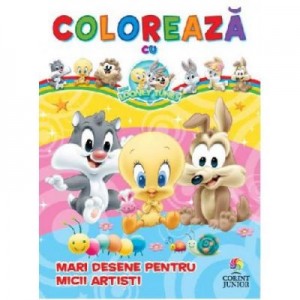 Coloreaza cu Baby Looney Tunes. Mari desene pentru micii artisti