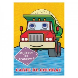 Mijloace de transport. Carte de colorat