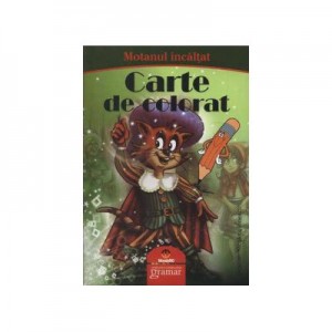 Motanul incaltat - carte de colorat