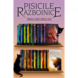 Pachet Pisicile Razboinice. Primele 3 serii. Cartile I–XVIII - Erin Hunter