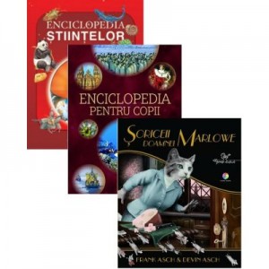 Pachet Enciclopedia pentru copii + Enciclopedia stiintelor + Soriceii doamnei Marlowe