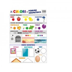 Plansa: Culori si forme geometrice