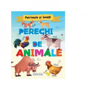 Potriveste si invata. Perechi de animale