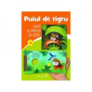 Puiul de tigru. Carte cu papusa de deget