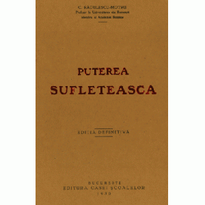 Puterea sufleteasca - C. Radulescu Motru