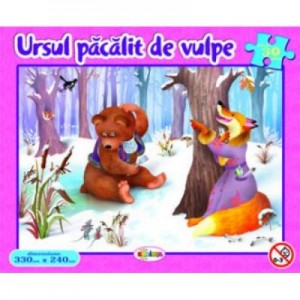 Puzzle Ursul pacalit de vulpe