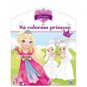 Sa coloram printese. Contine 110 autocolante