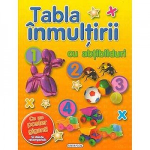 Tabla inmultirii cu abtibilduri