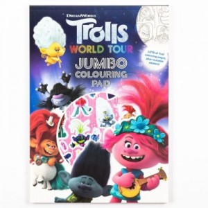 Trolls 2 Jumbo - Set de colorat